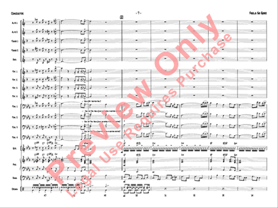 Feels So Good Jazz Ensemble scores gallery preview page 10