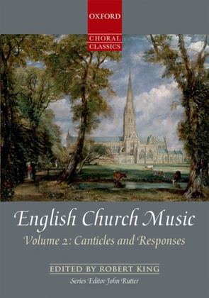 Book cover for English Church Music, Volume 2: Canticles and Responses