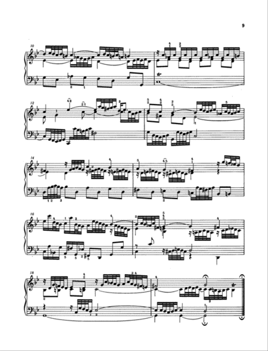 Prelude XVI and Fugue XVI G minor, BWV 861 Piano Solo scores gallery preview page 2