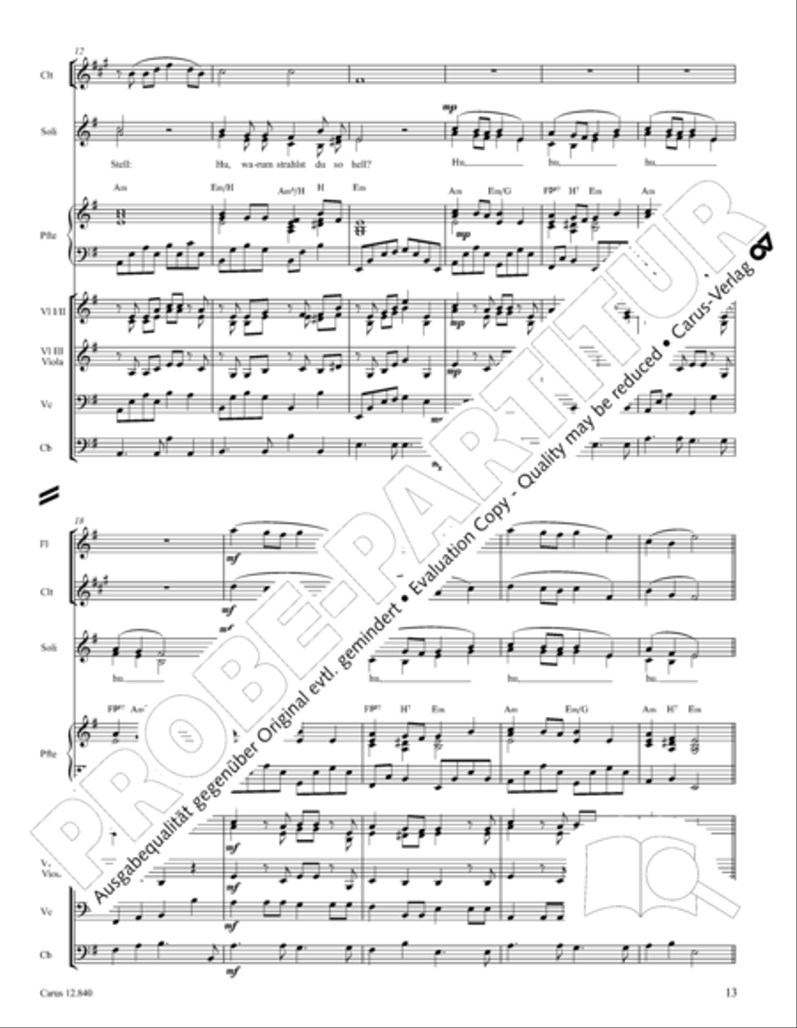 Ochs und Esel wissen mehr Orchestra scores gallery preview page 13