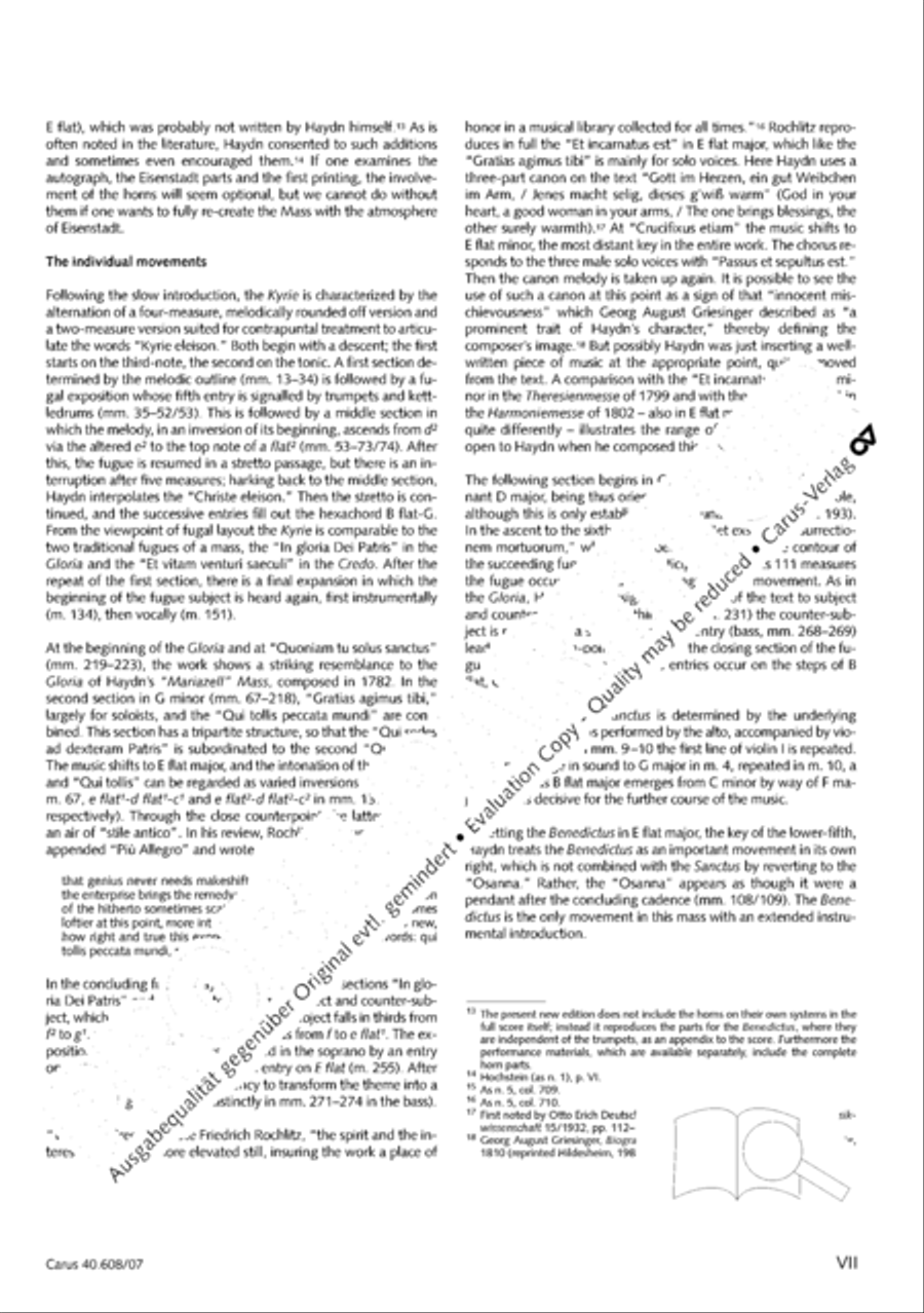 Missa Sancti Bernardi von Offida in B 4-Part scores gallery preview page 8