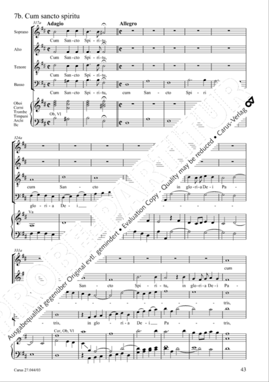 Messa per il Santissimo Natale 4-Part scores gallery preview page 44