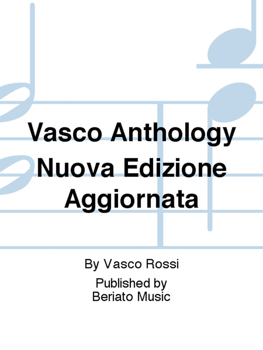 Vasco Anthology Nuova Edizione Aggiornata