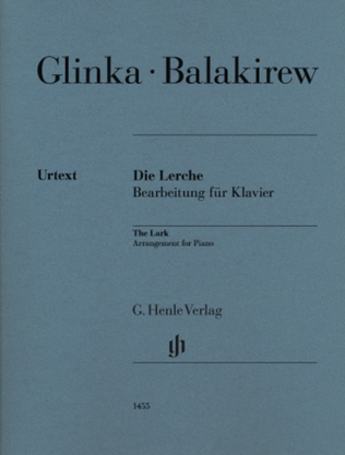 Book cover for The Lark (Mikhail Glinka)