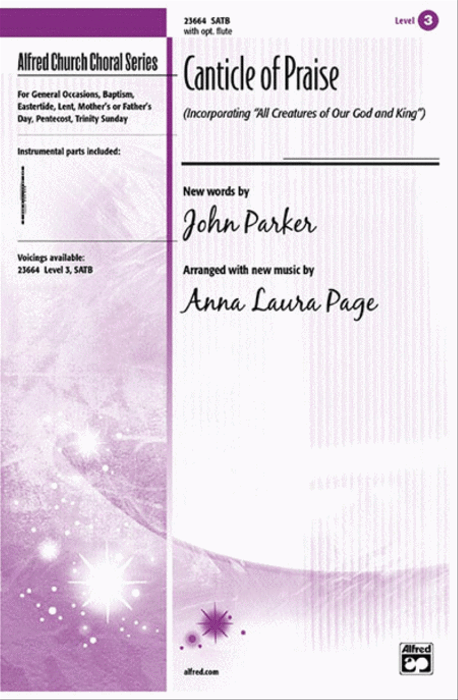 Canticle of Praise Canticle of Praise 4-Part scores gallery preview page 1
