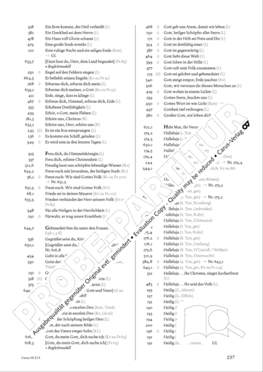 Gitarrenbuch zum Gotteslob Guitar scores gallery preview page 221