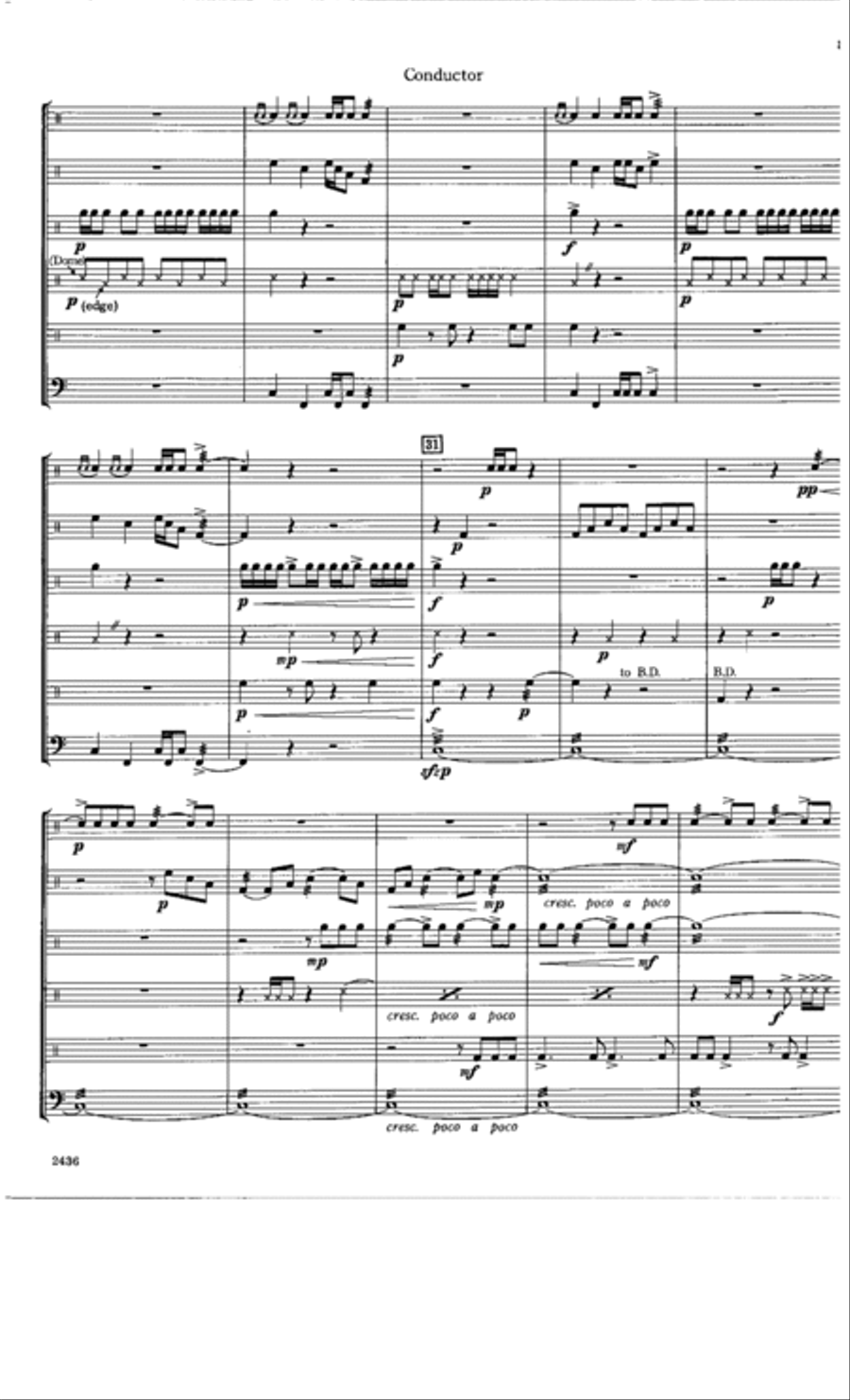 Mosaics Percussion Ensemble scores gallery preview page 4