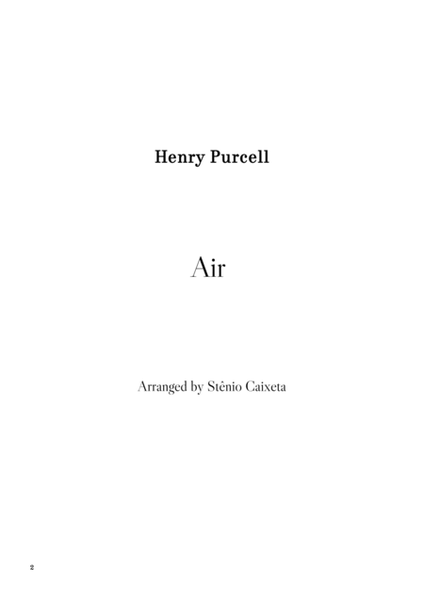 Air - Henry Purcell image number null