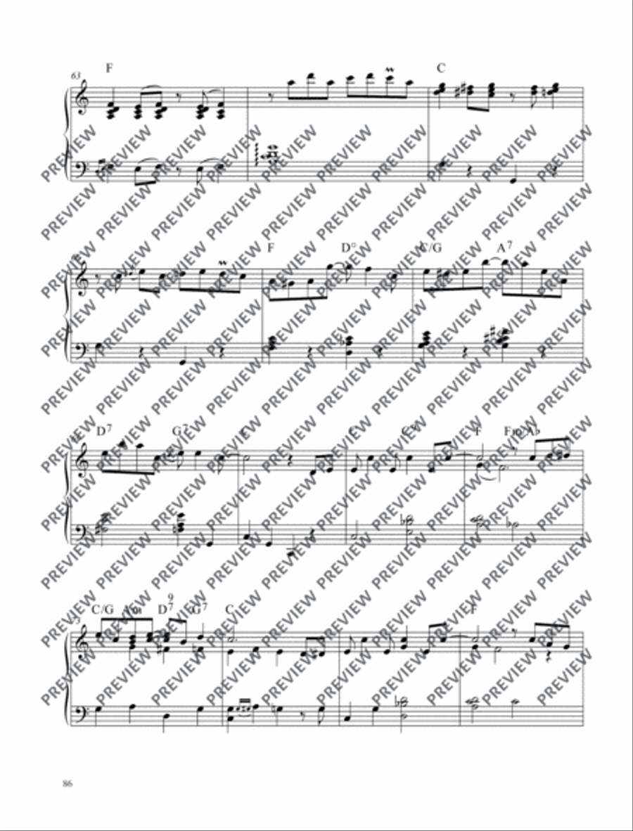 The Entertainer Piano Solo scores gallery preview page 6