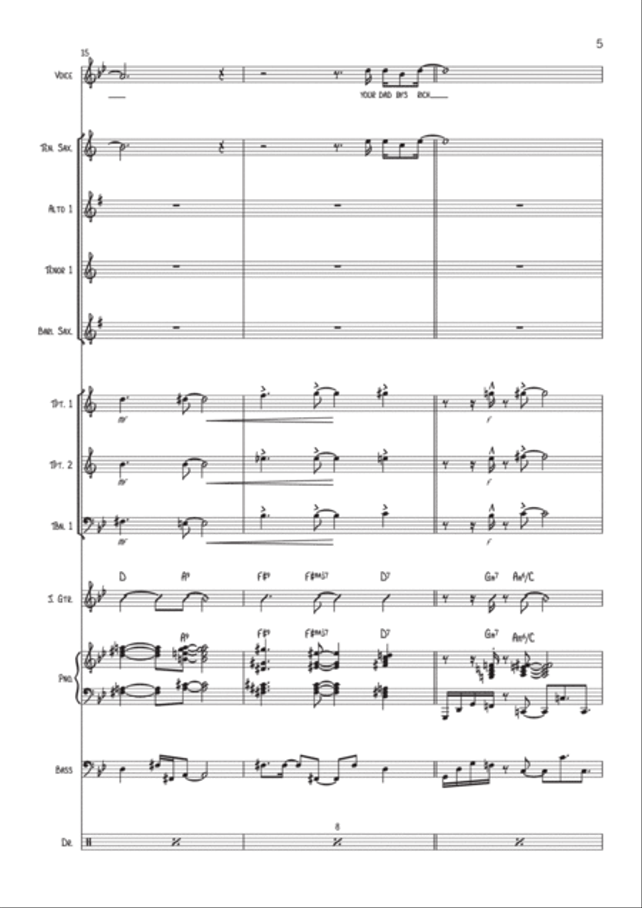 Summertime Jazz Ensemble scores gallery preview page 6