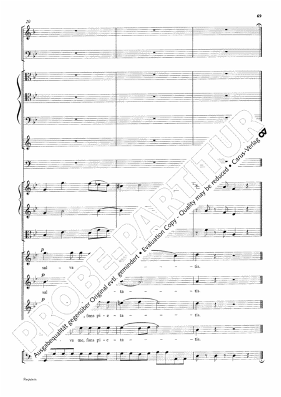Requiem 4-Part scores gallery preview page 77