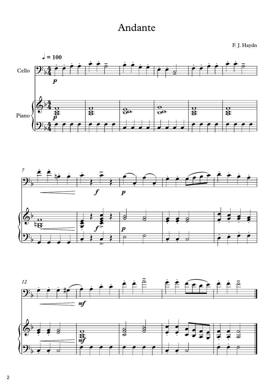 Classic cello pieces cheap