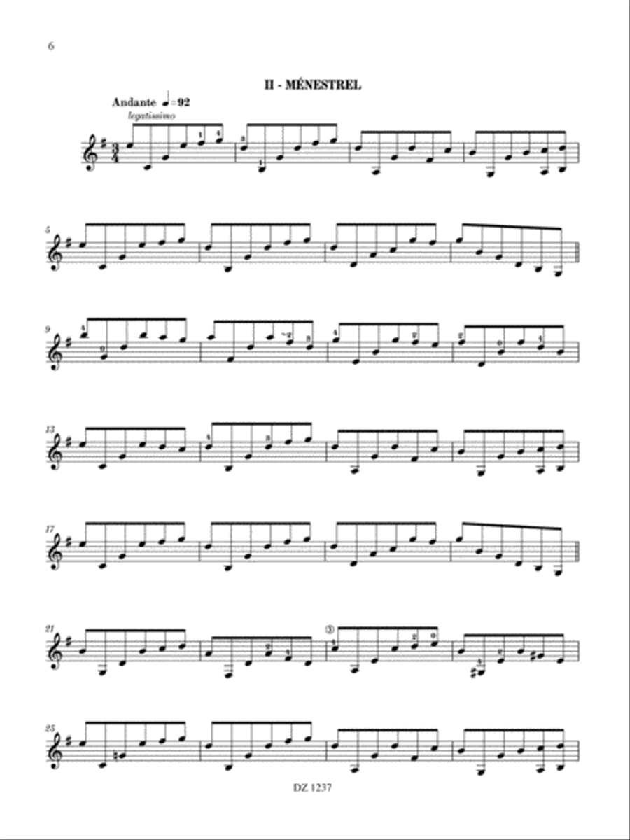 Empreintes Classical Guitar scores gallery preview page 6