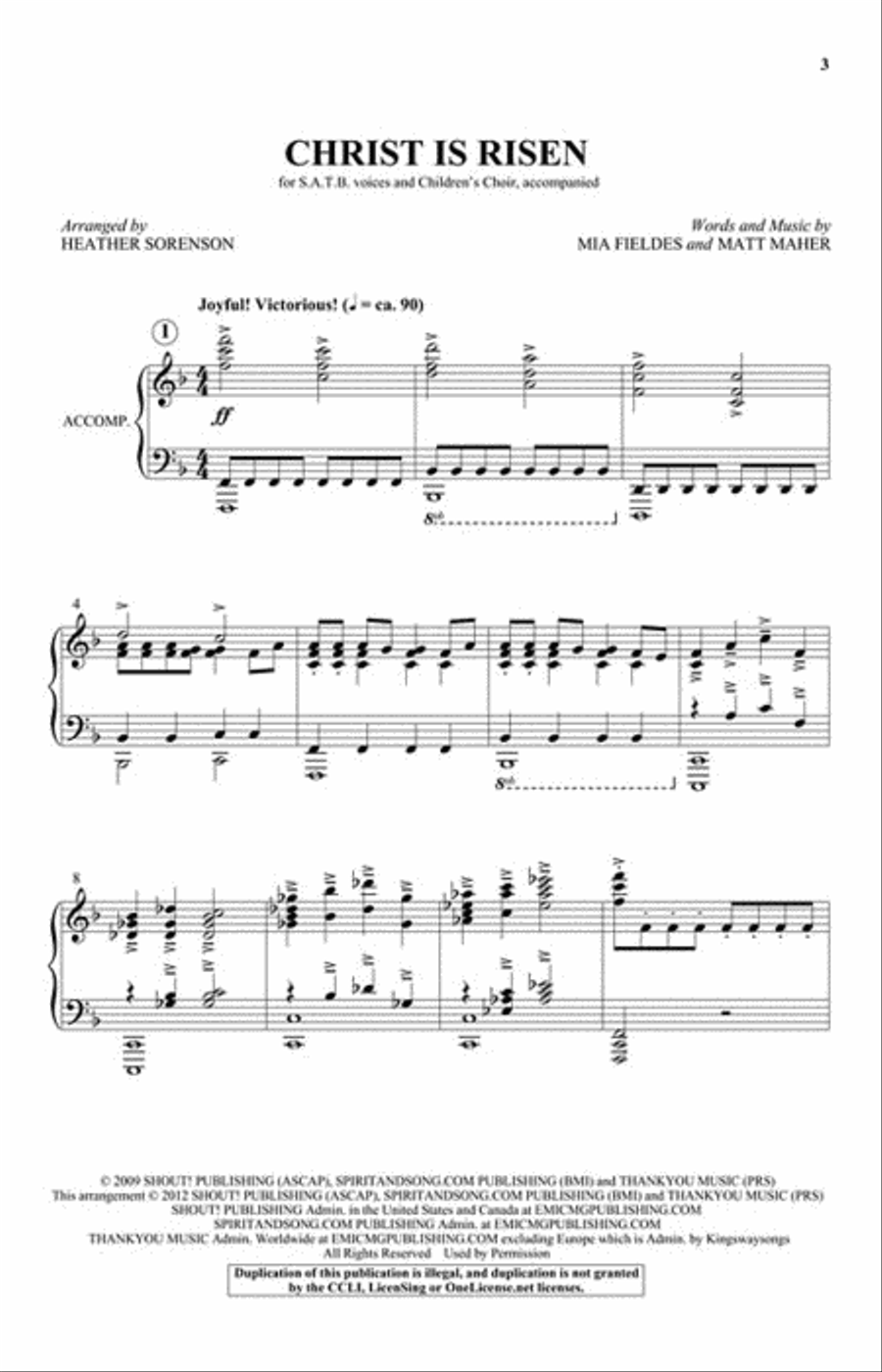 The Beautiful Christ The Beautiful Christ Choir scores gallery preview page 4