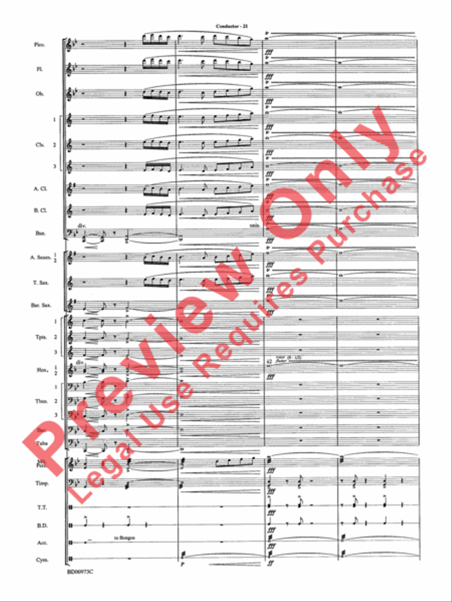 Incantations Concert Band scores gallery preview page 24