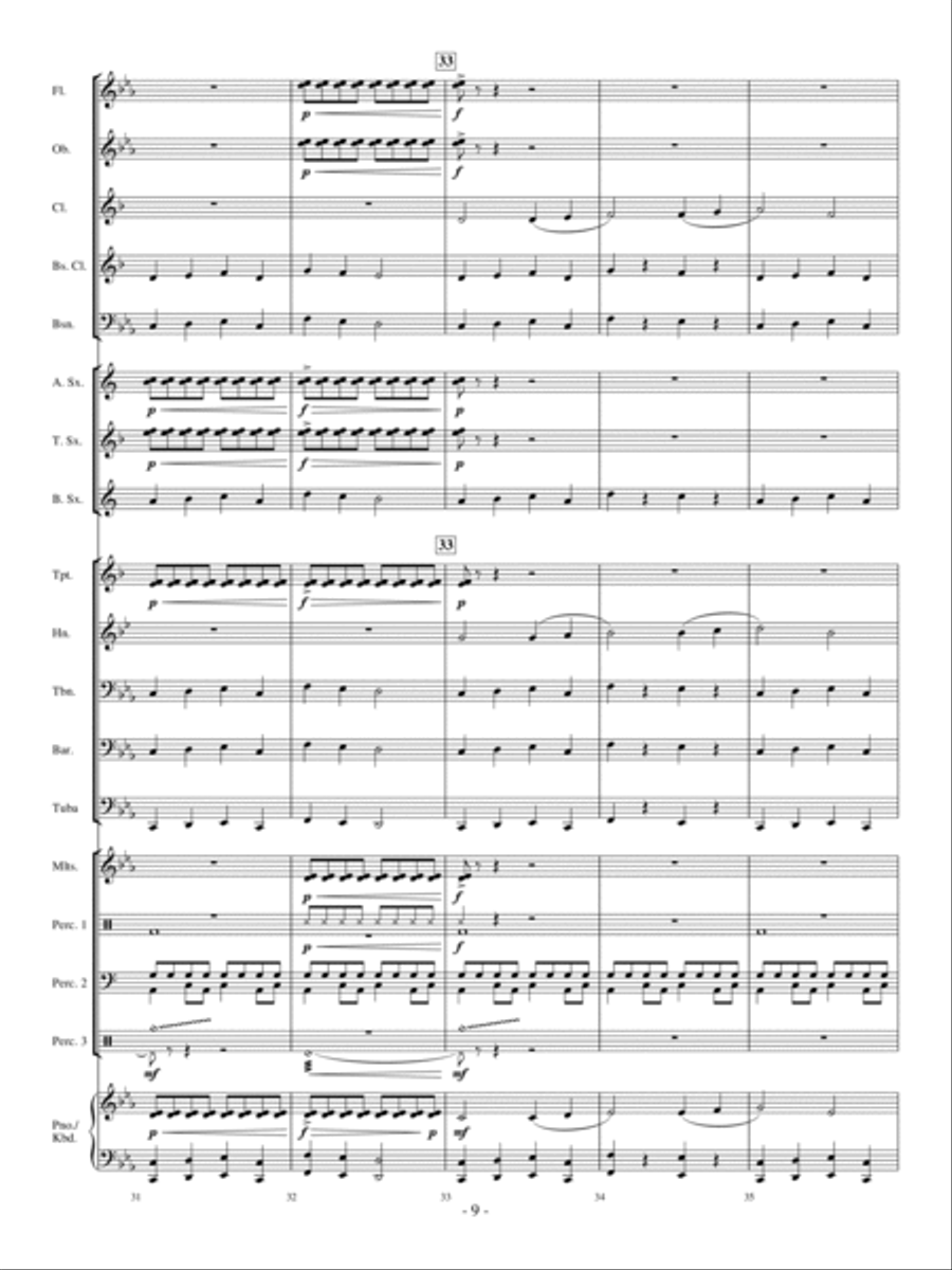 Barrage Concert Band scores gallery preview page 8