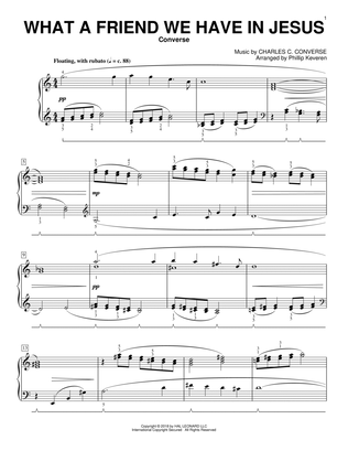Book cover for What A Friend We Have In Jesus [Classical version] (arr. Phillip Keveren)