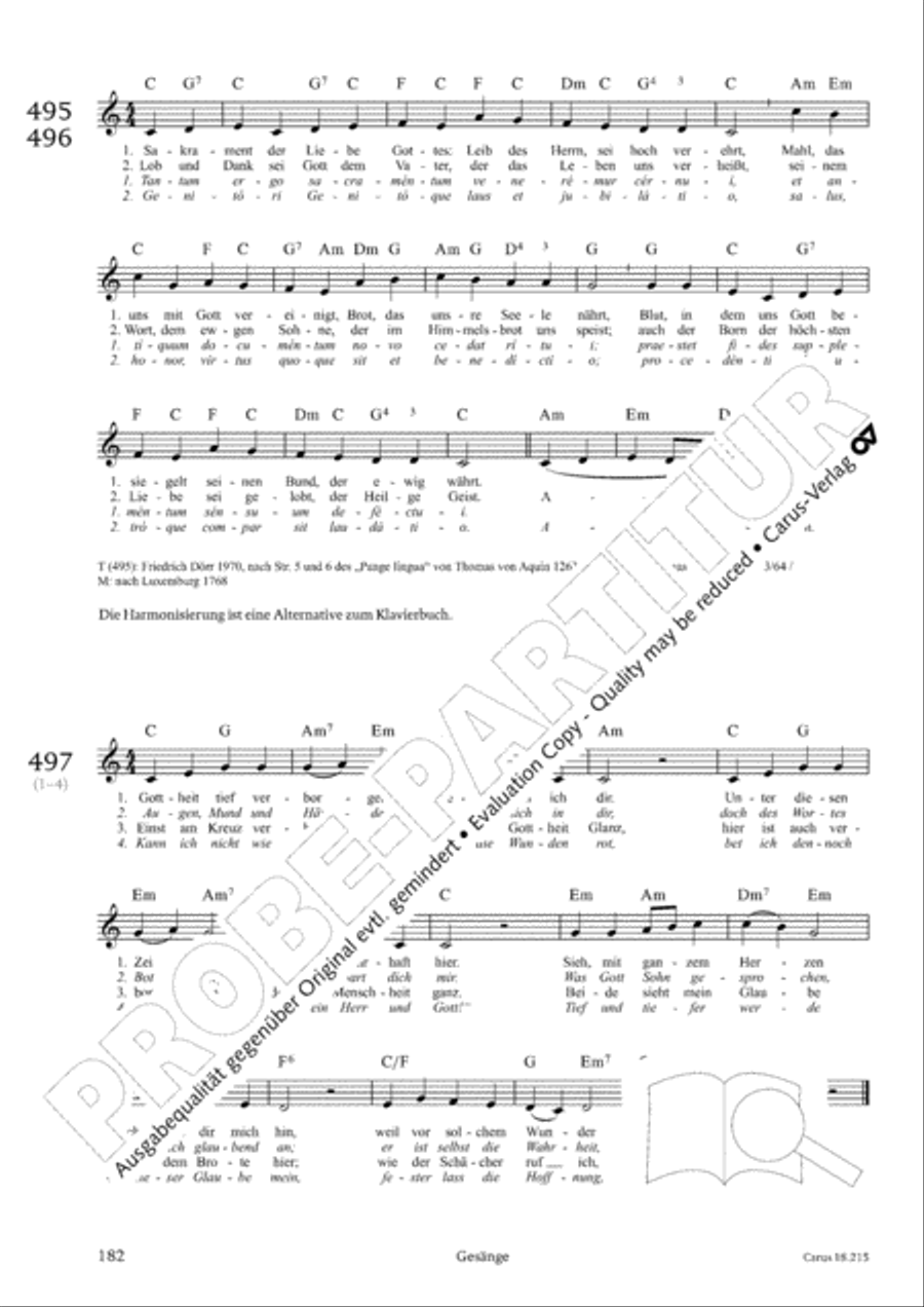 Gitarrenbuch zum Gotteslob Guitar scores gallery preview page 167