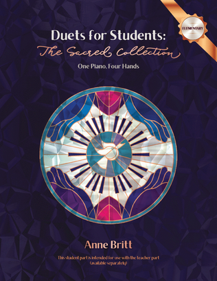 Book cover for Duets for Students: The Sacred Collection (elementary student book)