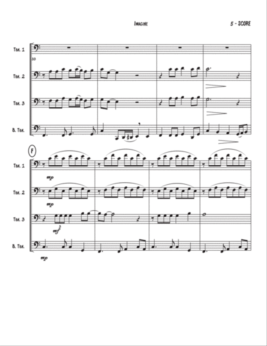 Imagine Brass Quartet scores gallery preview page 6