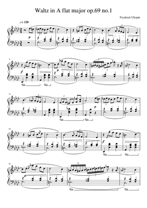 Waltz In A-flat Major, Op. 69, No. 1