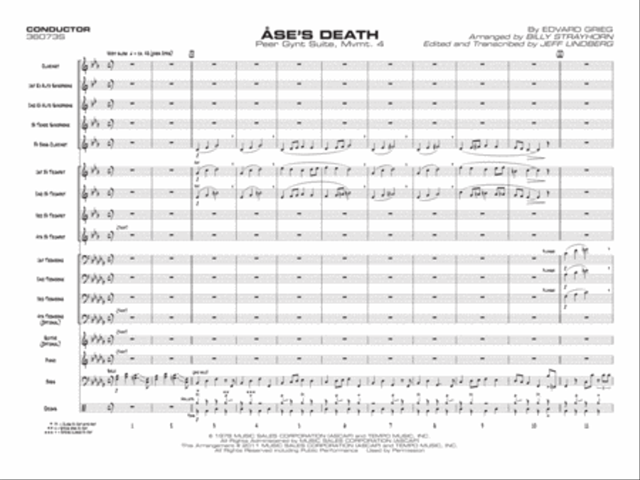 Peer Gynt Suite Peer Gynt Suite Jazz Ensemble scores gallery preview page 17
