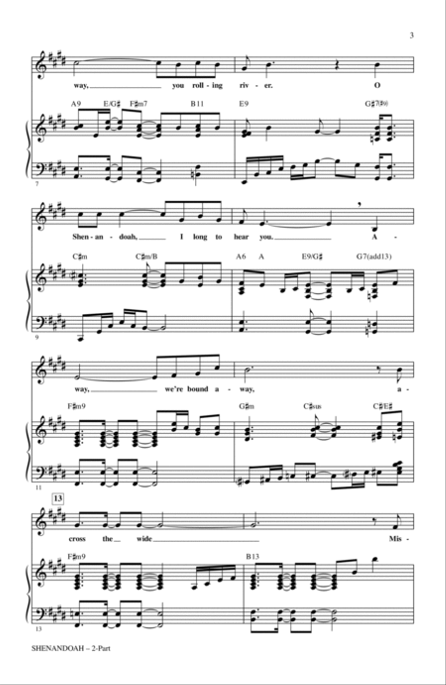 Shenandoah Shenandoah 2-Part scores gallery preview page 2