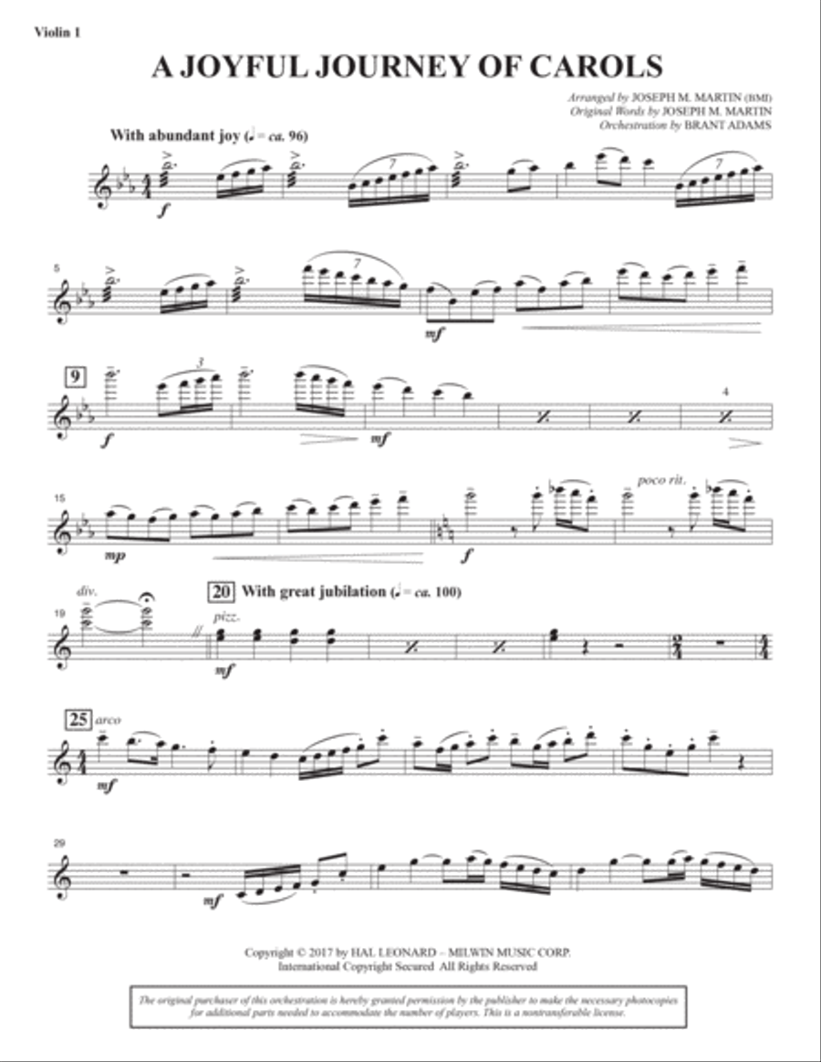 The Song Heard 'Round the World - Violin 1 Choir scores gallery preview page 2