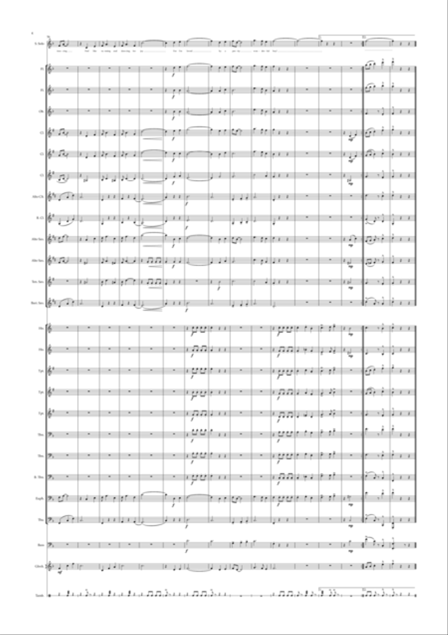 I Feel Pretty from West Side Story Concert Band scores gallery preview page 4