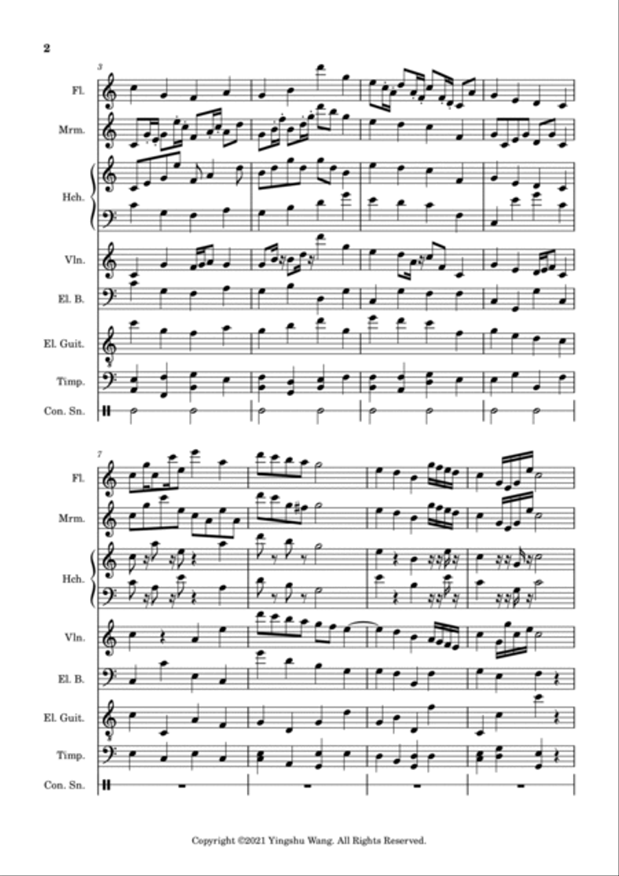 Polka No. 1 Large Ensemble scores gallery preview page 2