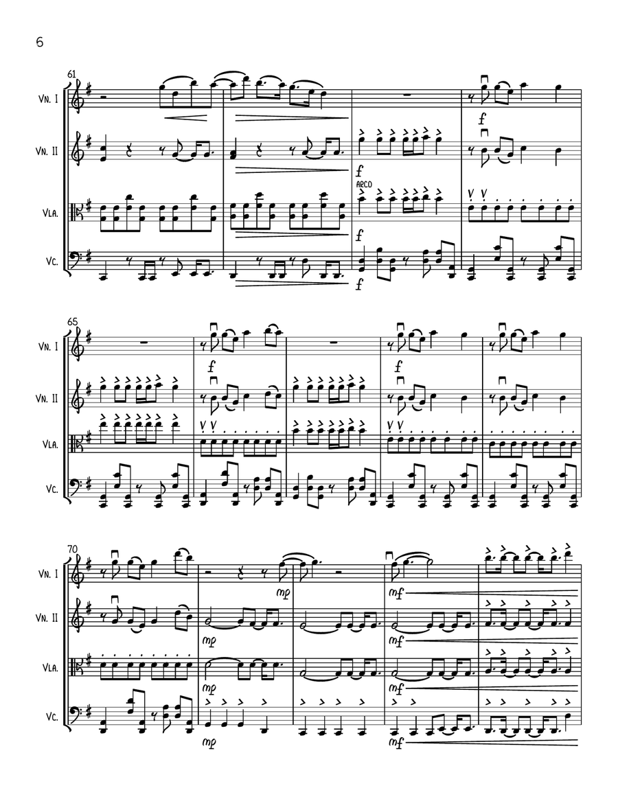 22 String Quartet scores gallery preview page 6