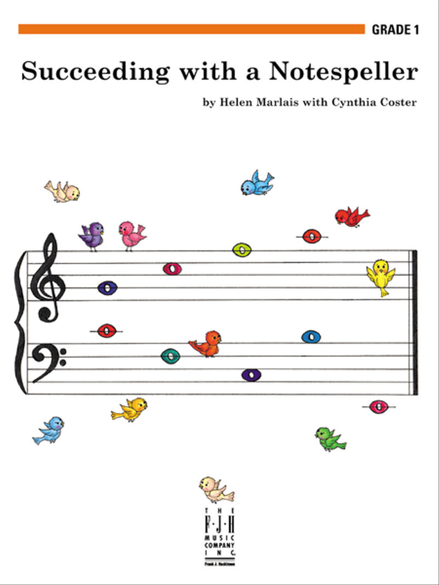Succeeding with a Notespeller, Grade 1 Piano Method scores gallery preview page 1