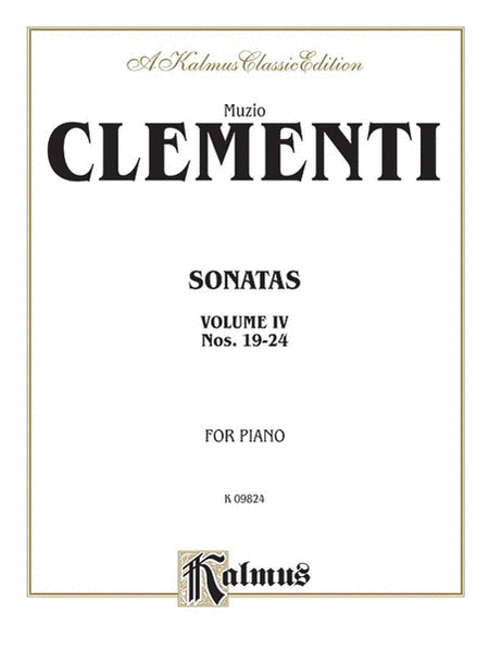 Piano Sonatas, Volume IV