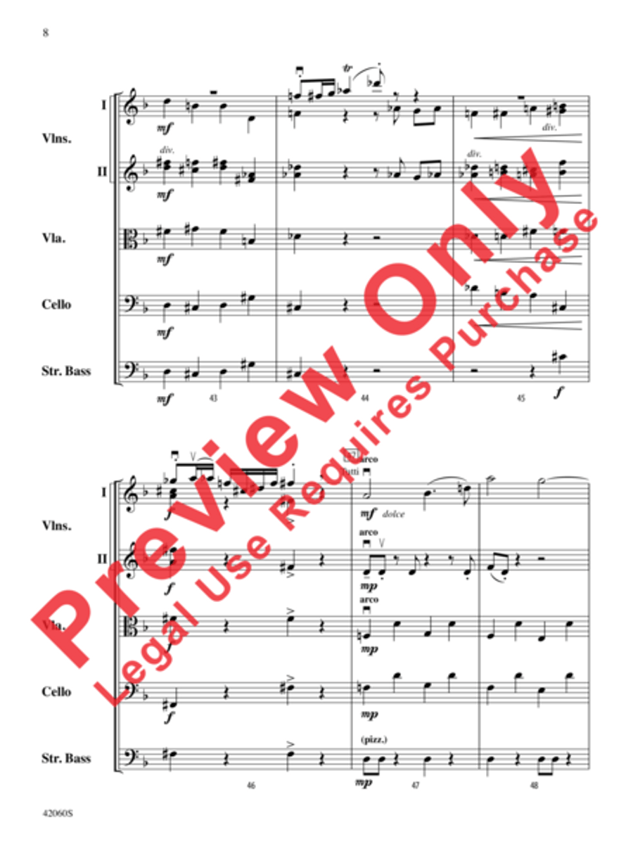 Haunted Places Haunted Places String Orchestra scores gallery preview page 9
