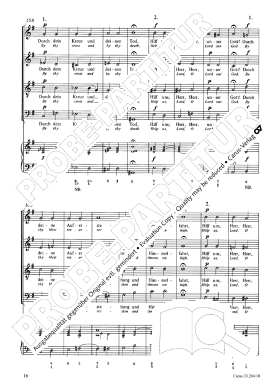 Lord of all, be merciful (Die alte Litanei 1) 4-Part scores gallery preview page 17
