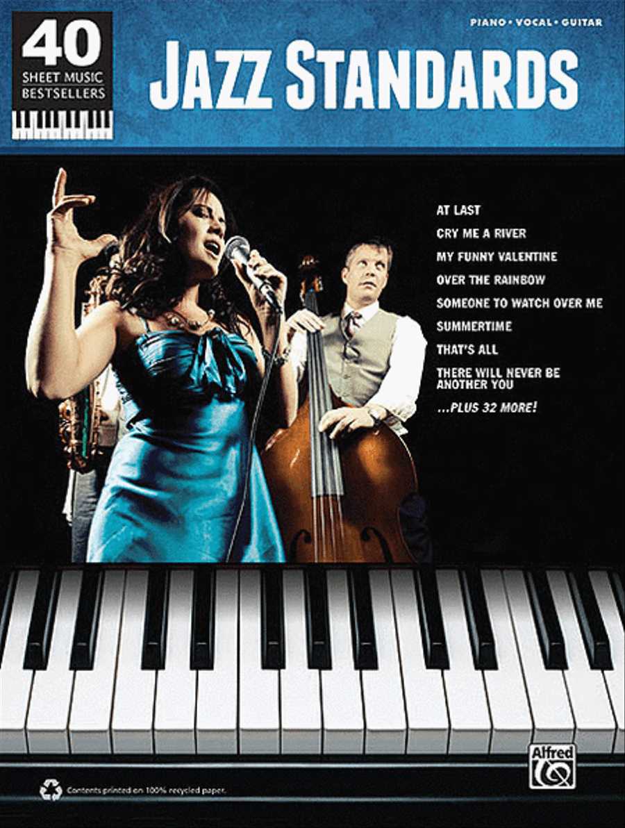 Jazz Standards Piano, Vocal, Guitar scores gallery preview page 1
