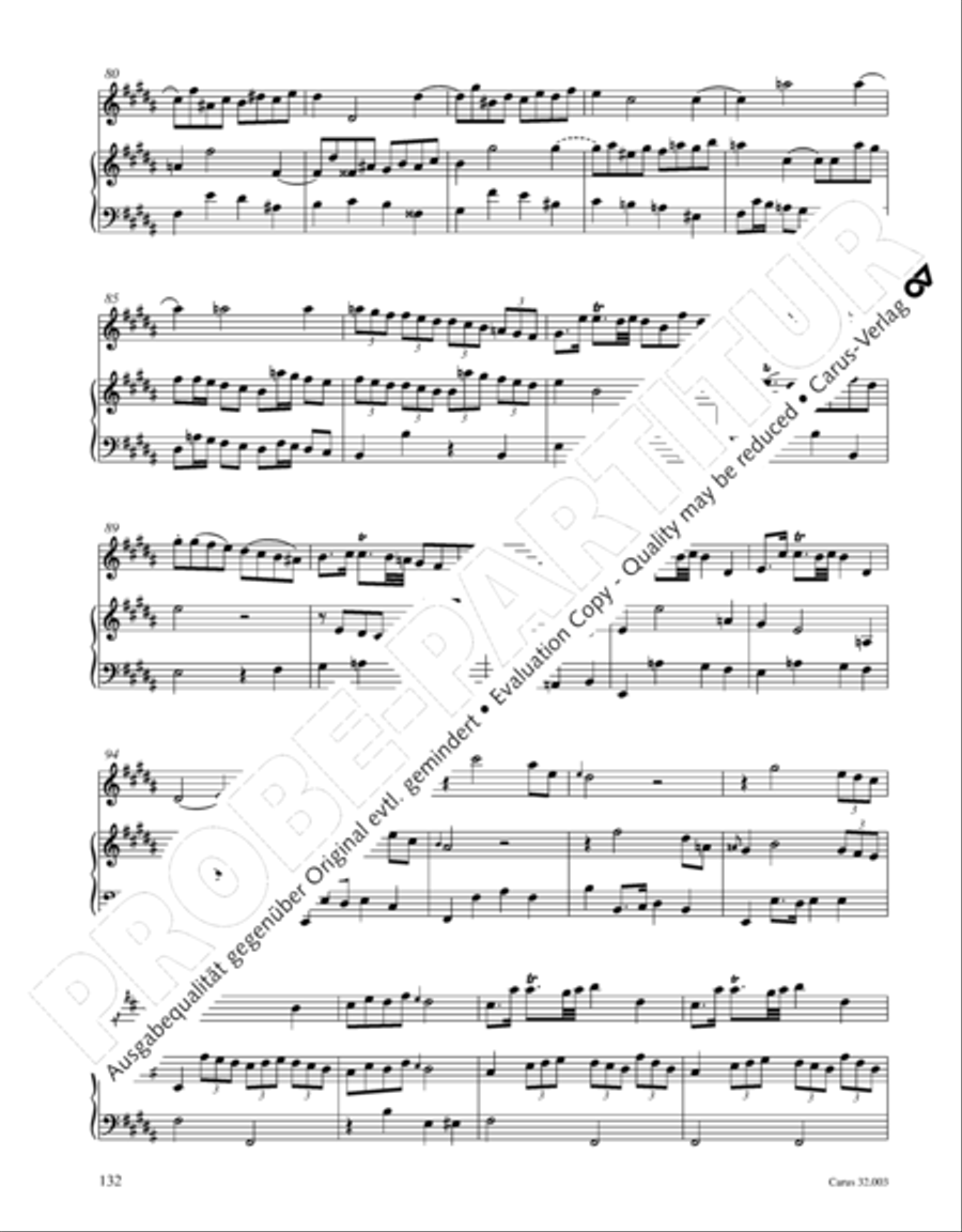 Gesamtausgabe Band 3 (Kammermusik: Duette, Solo- und Triosonaten) Score scores gallery preview page 153
