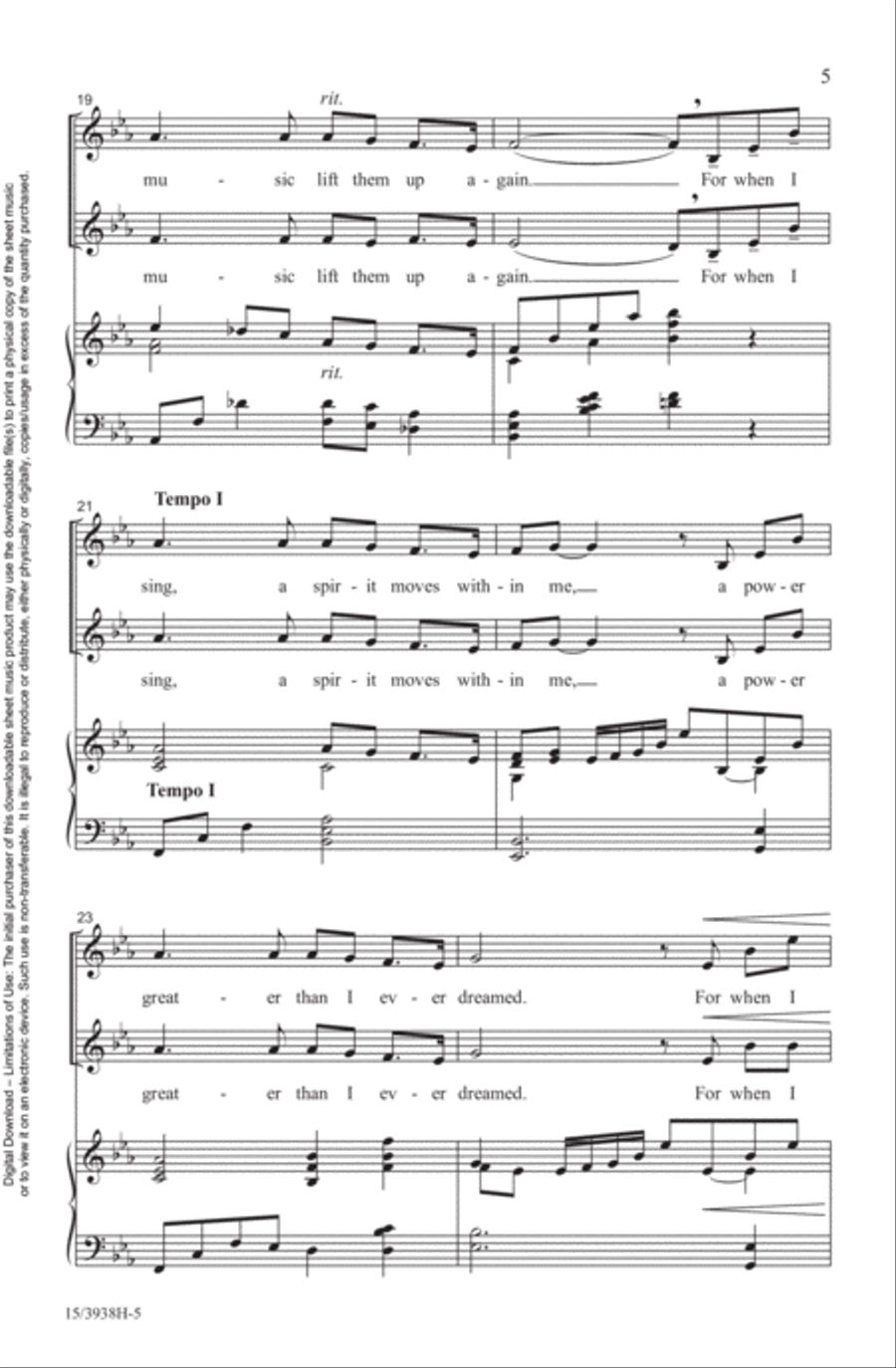 When I Sing 2-Part scores gallery preview page 5