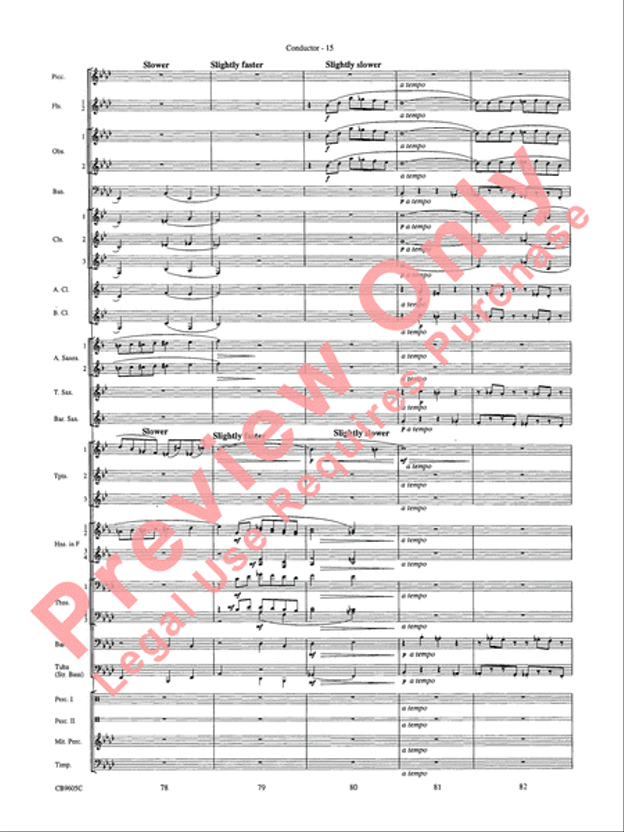 The Symphonic Gershwin The Symphonic Gershwin Concert Band scores gallery preview page 19