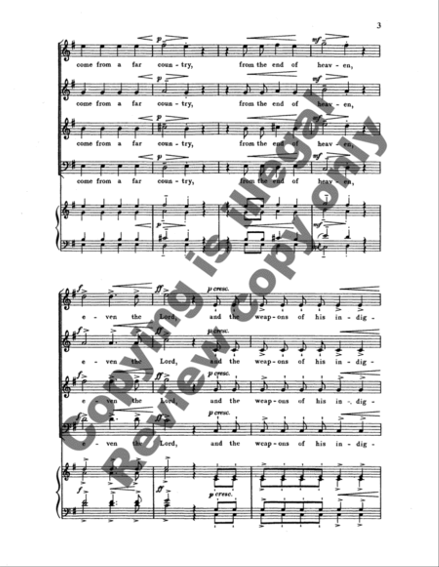 The Noise of the Multitude 4-Part scores gallery preview page 10