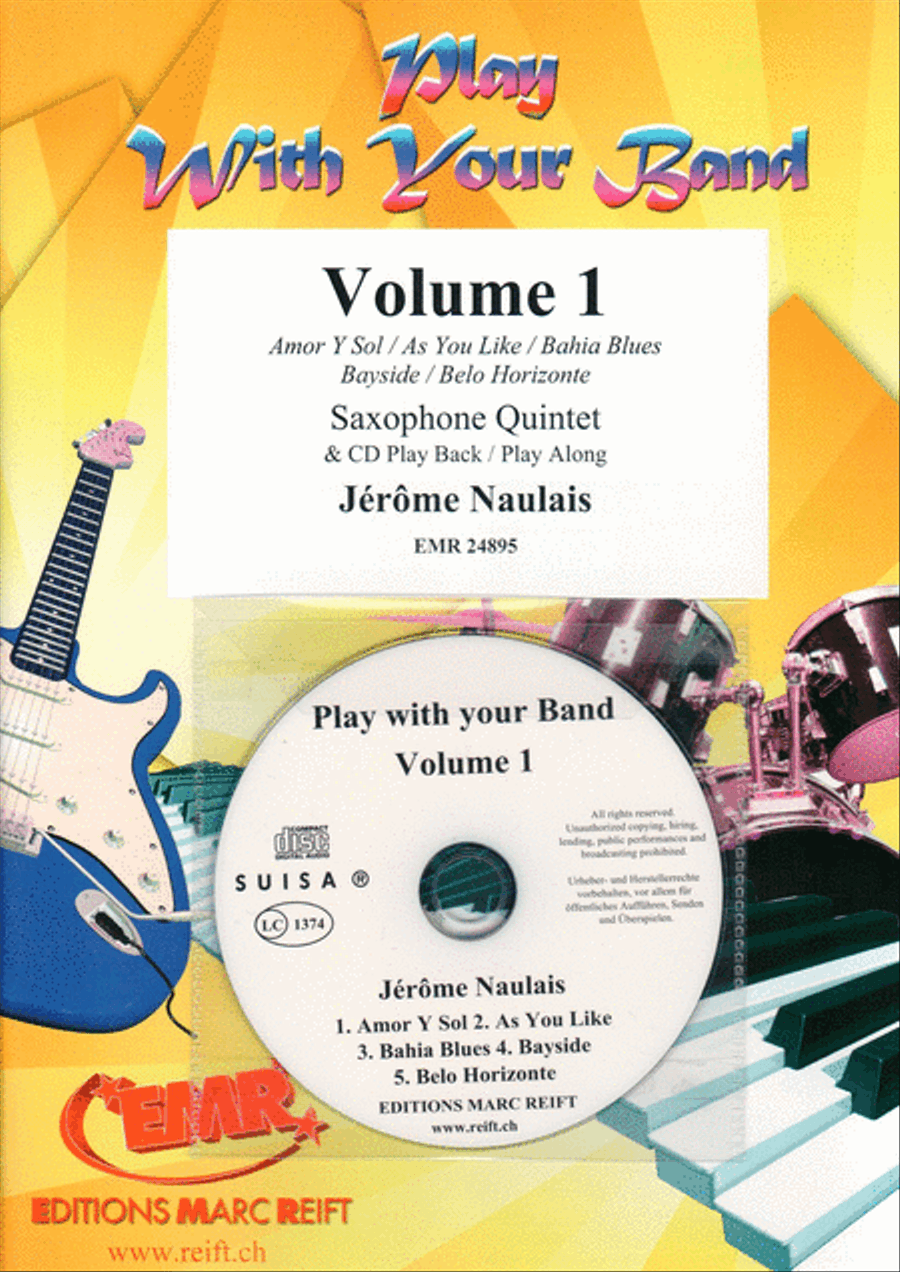Play With Your Band Volume 1 Saxophone Quintet scores gallery preview page 1