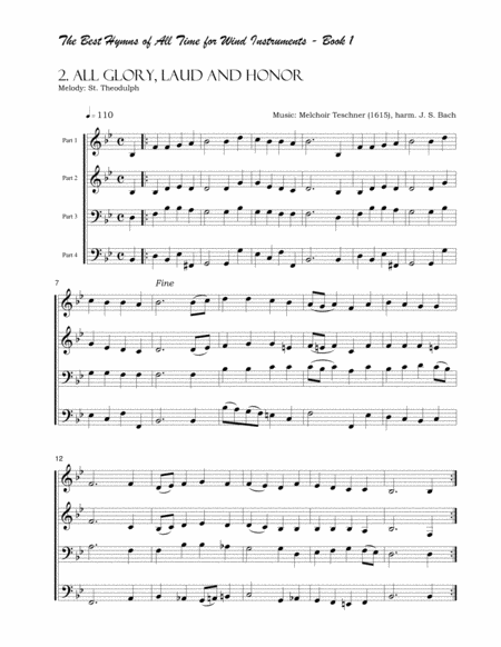 The Best Hymns of All Time (for Wind Instruments) Book 1 image number null