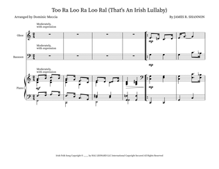 Too Ra Loo Ra Loo Ral (That's An Irish Lullaby)