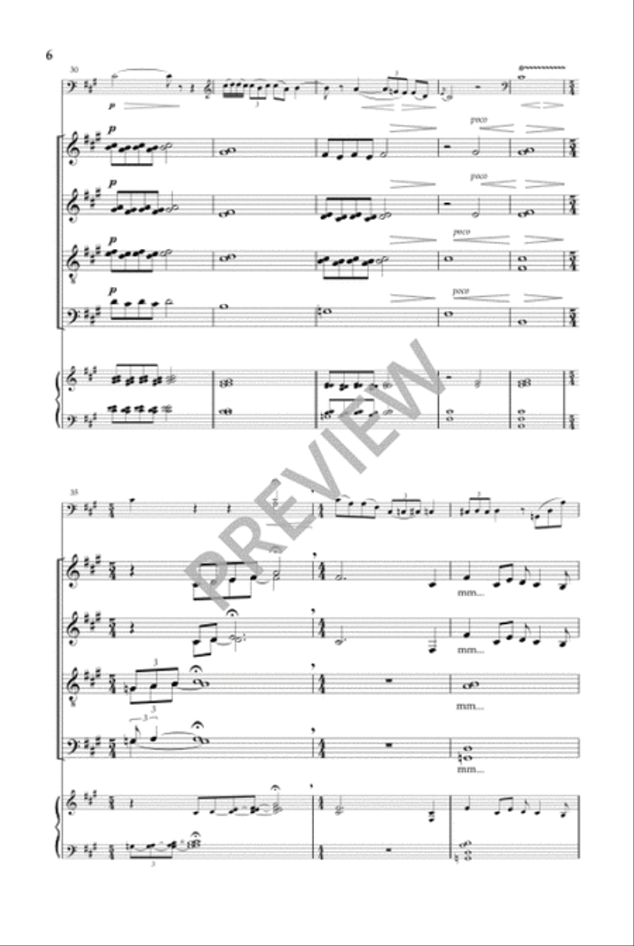 Peegeldused tasasest maast (with Cello) 4-Part scores gallery preview page 7