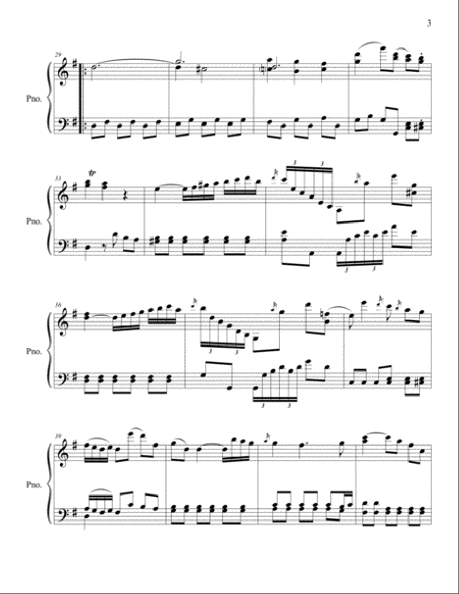Mozart String Quartets for Solo Piano Vol. 1 Cello scores gallery preview page 3