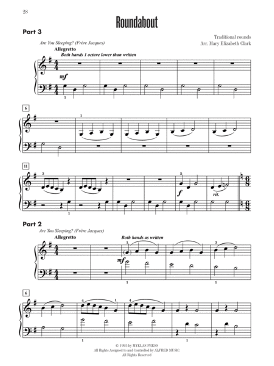 Contest Winners for Three, Book 1 Small Ensemble scores gallery preview page 8