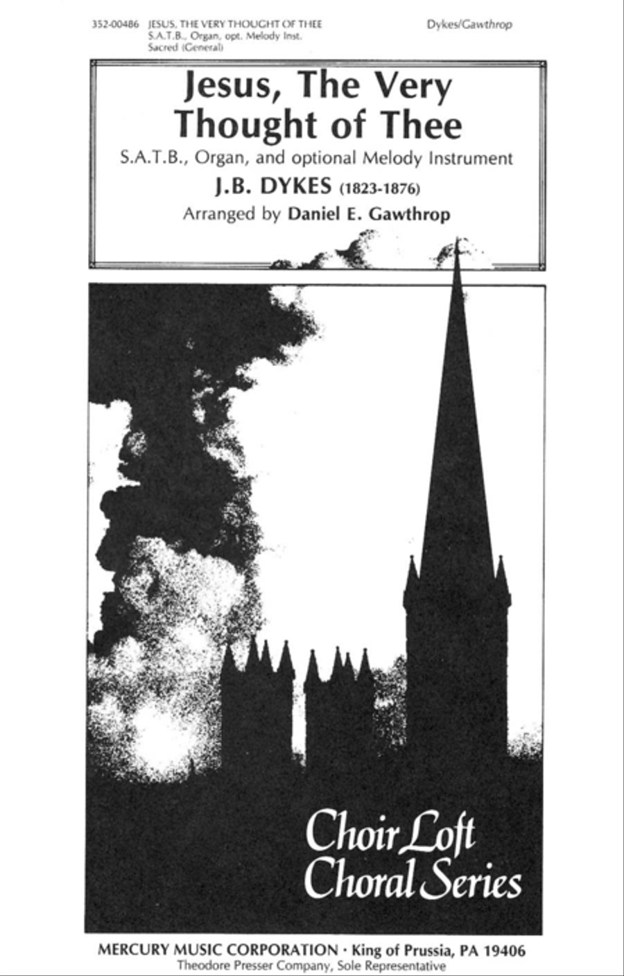 Jesus, The Very Thought of thee 4-Part scores gallery preview page 1