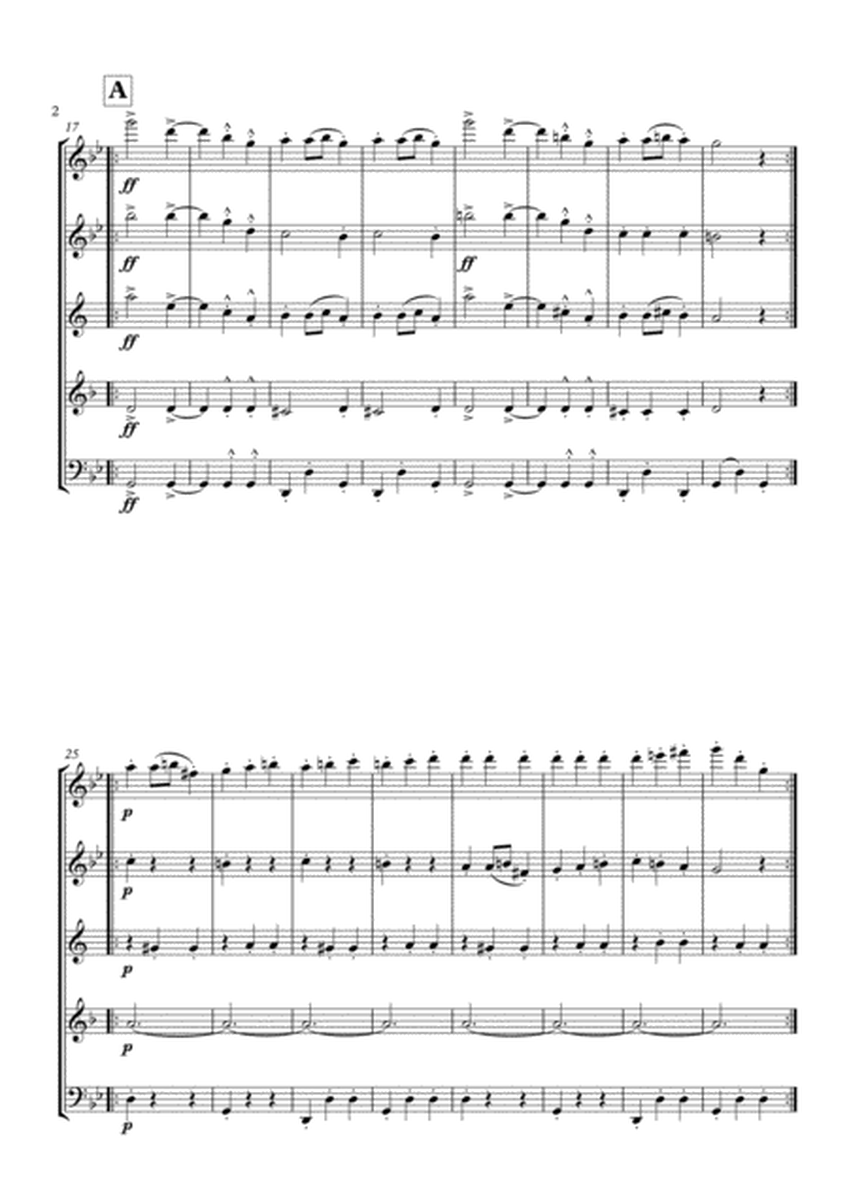 Slavonic Dance No. 8, Op. 46 arranged for Woodwind Quintet image number null