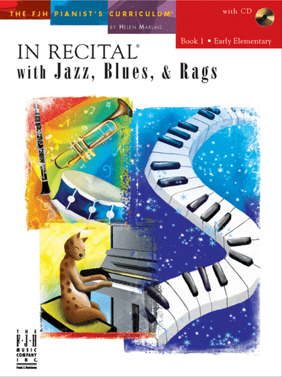 In Recital! with Jazz, Blues, & Rags, Book 1 (NFMC) Piano Method scores gallery preview page 2