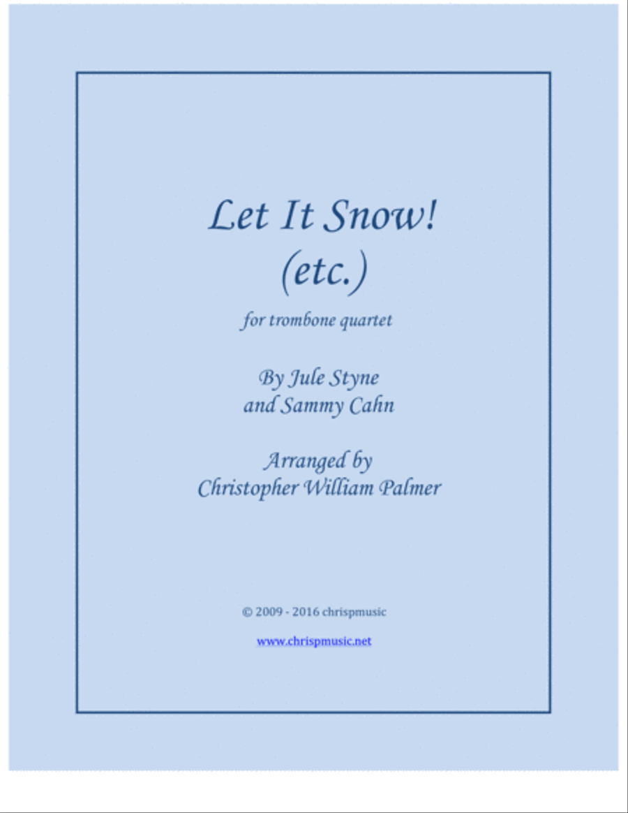 Let It Snow! Let It Snow! Let It Snow! Brass Ensemble scores gallery preview page 1